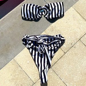 Black and white bikini, Zebra size: S,M,L